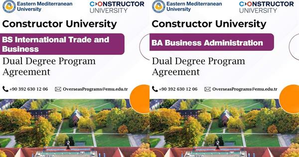 Dual-Diploma Program to be Initiated Between EMU and Constructor University