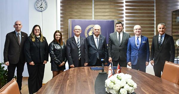 EMU Signs Three Significant Collaboration Protocols with Participation of Prof. Dr. Yüksel Yalova – Former Minister of State of the Republic of Türkiye