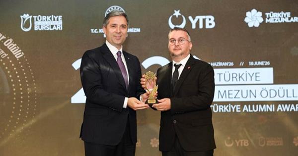 EMU Department of Physics Academic Prof. Dr. Ali Övgün Presented with “Scientific and Academic Studies” Award by YTB